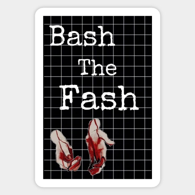 Bash The Fash Sticker by glumwitch